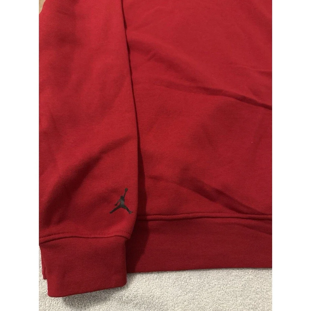 Nike Air Jordan Jumpman Chimney Men's Red Hoodie HQ5654 687 Medium NWT - Picture 7 of 8
